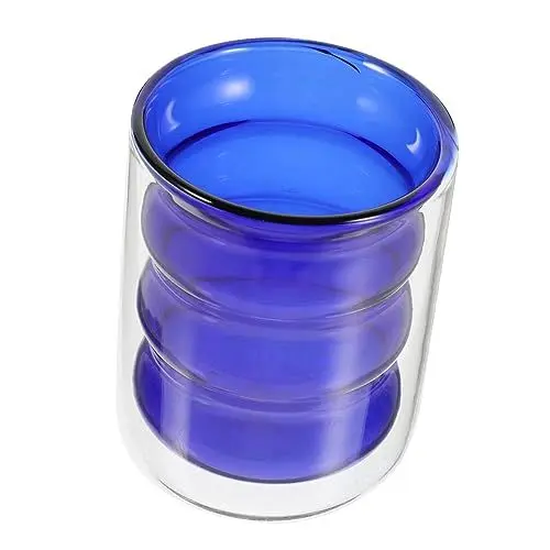Produktbild: OKUMEYR Eleganter Glasbecher 200 Ml Trinkbecher Für Kaffee Tee Saft Isoliert Partyzubehör Für Draußen