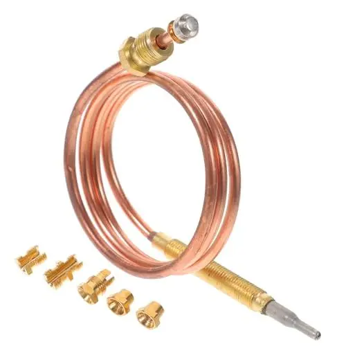 Produktbild: OKUMEYR Universal-thermoelement-sensor Für Gaskamin Ersatz 600 Mm Länge Herdzubehör