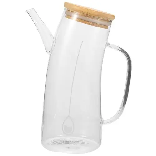 Produktbild: OKUMEYR Glasölflasche Mit Ausguss Küchenölspender Mit Ölspenderflasche Mit Großer Kapazität