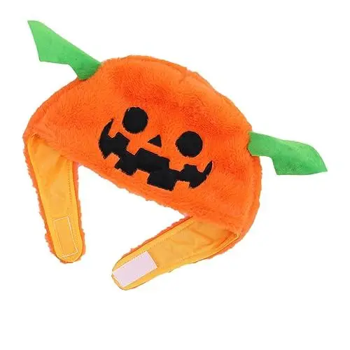 Produktbild: OKUMEYR Lustiger Halloween-kürbishut Aus Plüsch Kopfbedeckung Für Partys Verkleidungen Performance-requisiten Bequem Und Tragbar
