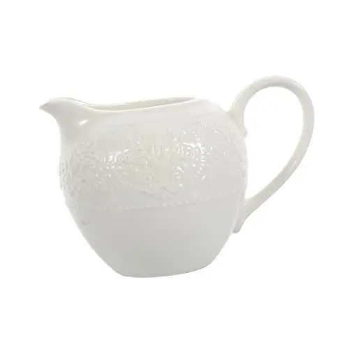 Produktbild: OKUMEYR Western Style Milchkanne Keramik Mit Griff Eleganter Milchbecher Für Kaffee Und Sauce Für Zuhause Und Restaurant Dekorativ Und