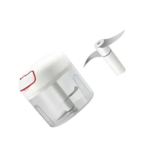 Produktbild: OKUMEYR Manueller Lebensmittelzerkleinerer Mini-fleischwolf 300 Ml 3 Einfach Zu Bedienende Zerkleinerer Für Die Küche