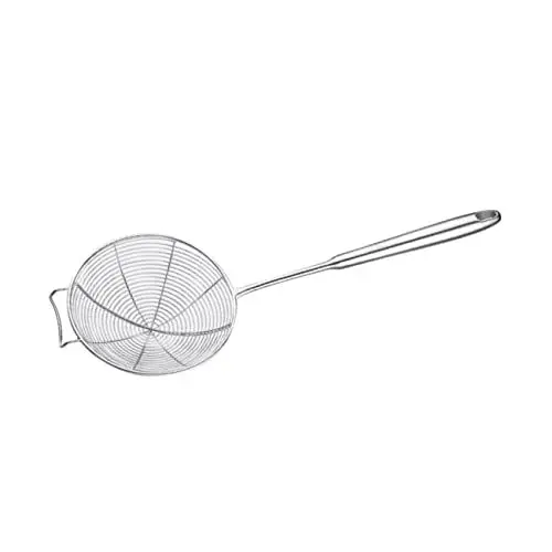 Produktbild: OKUMEYR Edelstahl Suppe Sieb Französisch Frites Seiher Griff