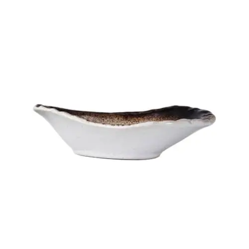 Produktbild: OKUMEYR Saucenteller aus Keramik Sushi-Dip-Schüssel Schüsseln für Dip-Sauce Wasabi-Gericht kitchen accessories mutfak aksesuarları Soßenzubehör feines Gewürzgericht Weiß Wiederverwendbar