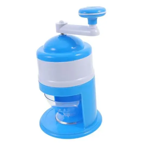 Produktbild: OKUMEYR Smoothie-maschine Manuelle Eiscrusher Crushed-eismaschine Für Den Heimgebrauch Flauschige Crushed-eismaschine Crushed-ice-crush-werkzeug Zerstoßene Eisbecher Küchengerät Blue Pp