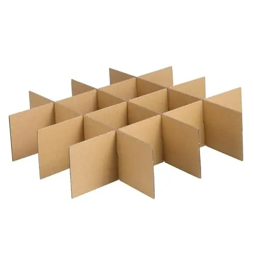 Produktbild: OKUMEYR Satz Kartonteiler Für Umzugskartons Glasteiler Für Verpackungskartons Trennwände Aus Papier Schutz Für Glasbecher Und Teller