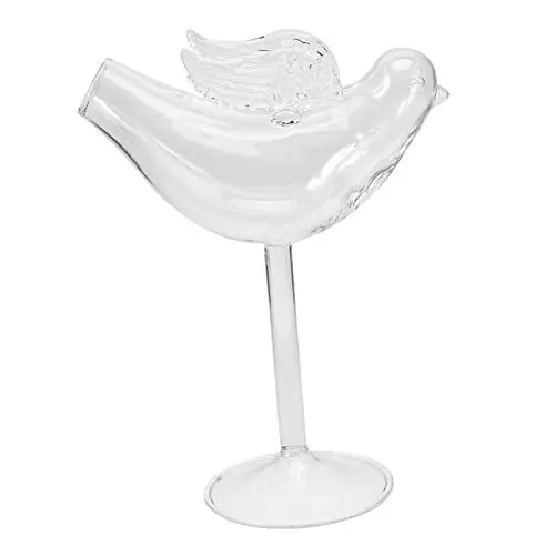 Produktbild: OKUMEYR Weinglas Lustig Vogel Weinglas Whiskey Glasses Saftglas Capycup Dessertglas Trinkglas Whisky-becher Filigrane Weinkelche Martini-gläser Wiskey-gläser Gläser Klar Cocktailbecher Cocktailgläser