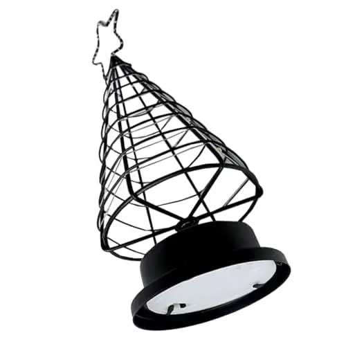Produktbild: OKUMEYR Tisch-weihnachtsdekoration Eisen Weihnachtsbaumlicht Mehrzweck- Warmweiß Nachttisch-/kinderzimmerlampe