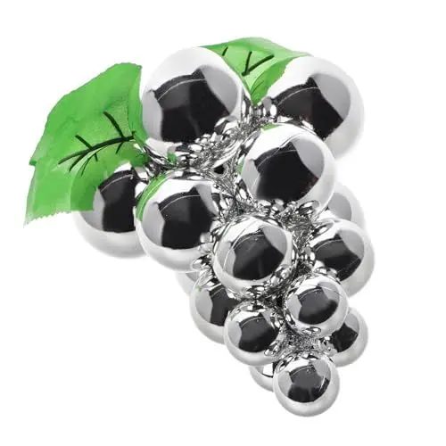 Produktbild: OKUMEYR Weihnachtsbaum-Dekoration Picks künstliche Trauben dekoratives Obst künstliches Obst für Christbaumschmuck