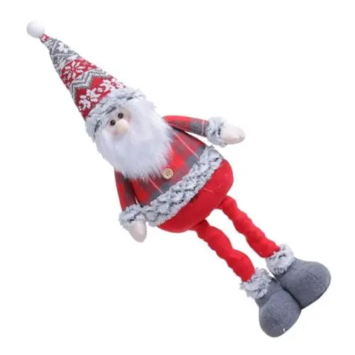 Produktbild: OKUMEYR Weihnachtsmann-Puppe Mini-weihnachtsfigur Für Schreibtisch Süße Dekoration Für Fenster Und Tischplatte Lebendige Farben