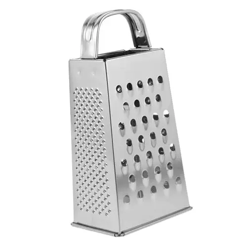 Produktbild: OKUMEYR Gemüsehobel Und Käsereibe Aus Metall Ohne Griff Zum Schneiden Reiben Und Flocken Zum Kochen