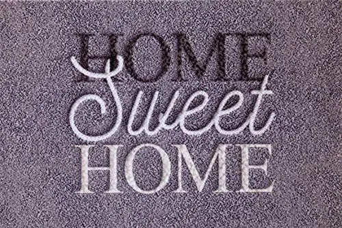 Produktbild: oKu-Tex Fußmatte | Schmutzfangmatte | Deco-Style Entrance | Home Sweet Home | Aufdruck | für innen | Eingangsbereich/Haustür/Treppenhaus | rutschfest | 40x60 cm