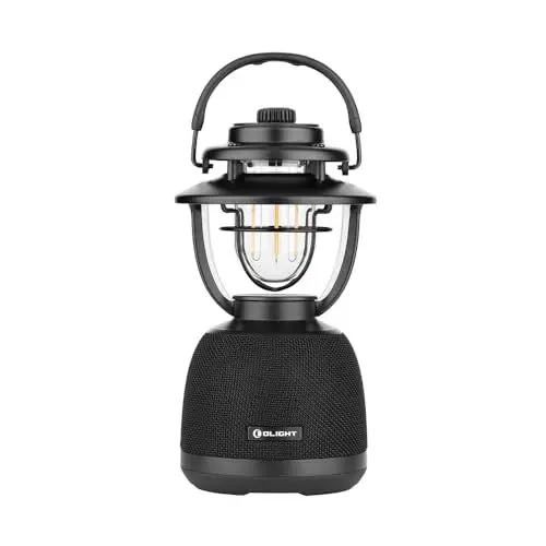 Produktbild: Olantern Music Olight Camping-Taschenlampe & Lautsprecher, 300 lm, kaltes und warmes Licht, Bluetooth