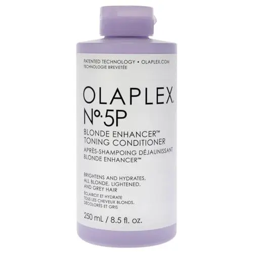 Produktbild: Olaplex No 5P Blonde Enhancer Purple Toning Conditioner, Repariert, Spendet Feuchtigkeit Und Hellt Alle Blonden, Aufgehellten Und Grauen Haare Auf, 250 ml