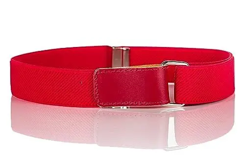 Produktbild: Olata Elastischer Kinder-Gürtel – Verstellbar mit Klettverschluss, Ideal für 0-15 Jahre. Fuscia Rosa (8-15 Jahre)