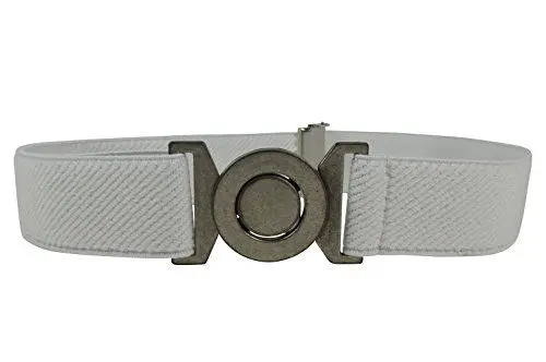 Produktbild: Olata längenverstellbarer Kinder-Gürtel mit runder Clip-Schnalle (1-6 Jahre). Weiß