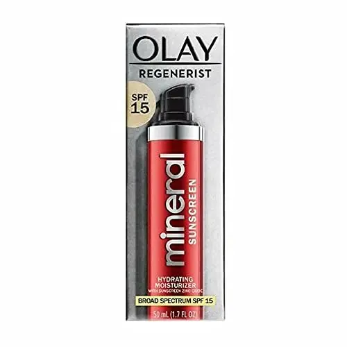 Produktbild: OLAY Regenerist Mineral Sunscreen Hydrating Moisturizer - SPF 15 - 1.7 fl oz