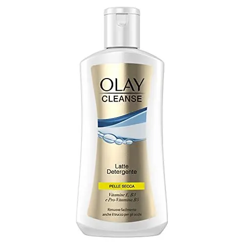 Produktbild: Olay Olaz Cleanse Reinigungsmilch für trockene Haut, entfernt mühelos auch Augen-Make-up, 200 ml
