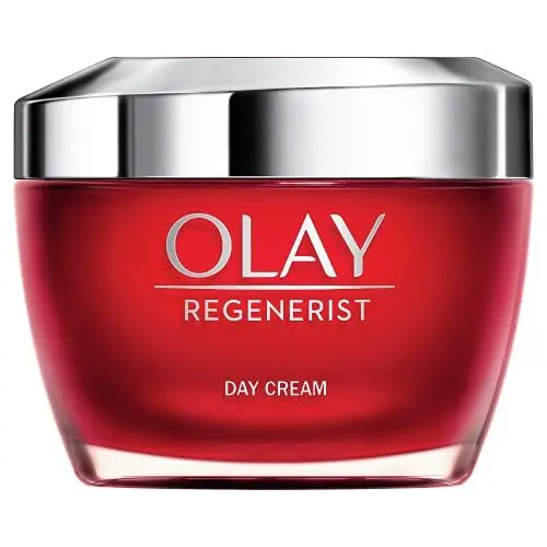 Produktbild: Olay Regenerist Crema Facial De Día, Fórmula Con Niacinamida (Vitamina B3) Y Péptidos, Hidrata Al Instante Y Durante 24H, Piel Más Firme En 14 Días, 50ml