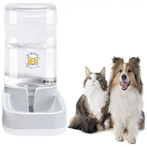 Produktbild: Old Tjikko Automatischer Futter und Wasserspender für Katzen und Hunde,Futterautomat Katze,Automatischer Futterspender & Wassertränker im Set für Kleintiere,Hund Schüssel,3.8L PBA frei (Wasserspender)