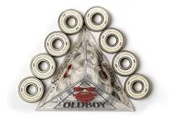 Produktbild: Oldboy Premium Ceramic - Keramik-Kugellager für Longboard & Skateboard - unzerstörbar - schnelleres & geschmeidigeres Fahren