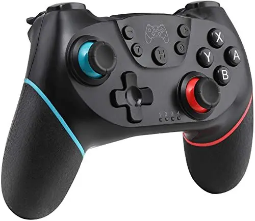 Produktbild: Olimoxi Switch Controller für Switch/Switch Lite/Switch OLED, Switch Pro Controller mit Aufwachen, Wireless mit 6-Achsen Gyroskop, Double Shock, Turbo - 2023 Verbesserter