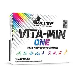 Produktbild: OLIMP- Vita-Min One Caps. Ergänzt die tägliche Ernährung mit hochwertigen Vitaminen und Mineralien. (60 Kapseln) , 60 Stück (1er Pack)