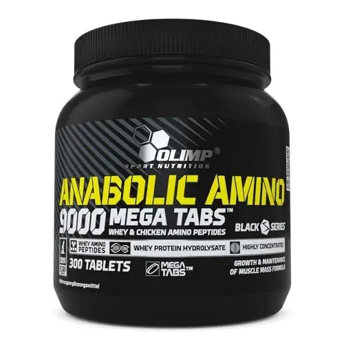 Produktbild: Olimp Anabolic Amino 9000 Mega Tabs, 300 Tabletten
