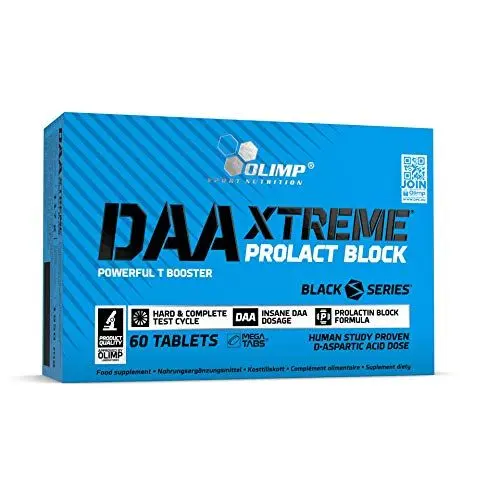 Produktbild: Olimp Sport Nutrition DAA Extreme, 60 Tabletten, 1er Pack (1 x 117 g), DAA Xtreme PROLACT-BLOC, Blue
