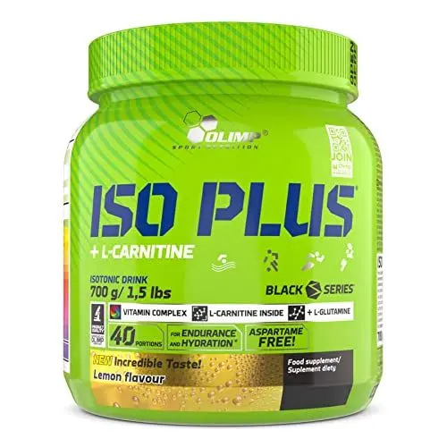 Produktbild: Olimp Sport Nutrition Iso Plus Powder Zitrone, 1er Pack (1 x 700 g Dose)
