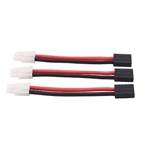 Produktbild: OliRC 3 St. kompatibel mit Big Tamiya Männlichen zu Traxxas Stil Weiblich Stecker Adapter 12awg 10cm Draht für Lipo/NiMH RC Batterie ESC (C66-3)