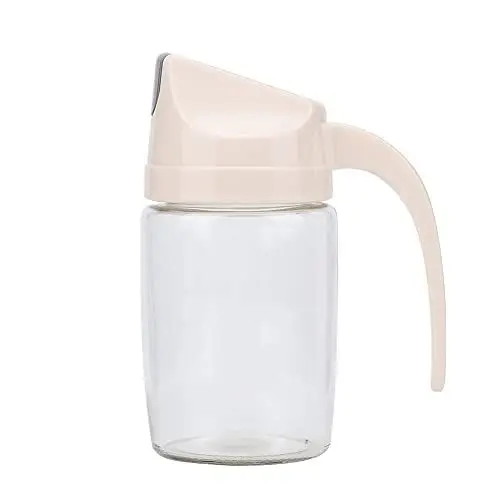 Produktbild: Olivenöl-Spenderflasche, Transparenter Glas-Ölspender, Olivenölspender, Automatische Ölflasche Zum Öffnen/Schließen, Küchenhelfer mit Flaschenverschluss Zum Kochen, Küche, Salat
