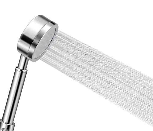 Produktbild: Olliwon Duschkopf Hochdruck aus Edelstahl 304 Handbrause Dusche Badezimmer Wassersparend Einfache Installation