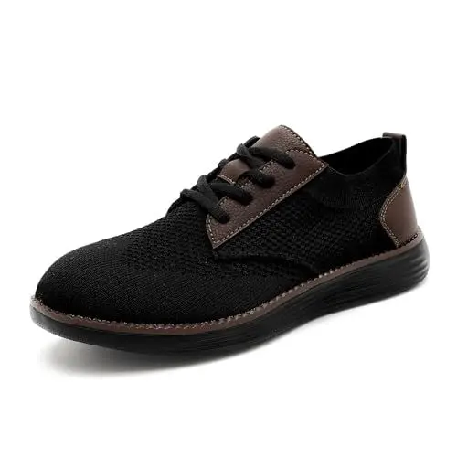 Produktbild: Oltyutc Schuhe Herren Freizeitschuhe Mokassins Anzugschuhe Sportschuhe Turnschuhe Laufschuhe Sommerschuhe Oxfords Hochzeit Formale Moderne Klassische Slip On Freizeit Schuhe Schwarz Größe EU 45