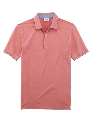 Produktbild: OLYMP Herren Polo-Shirt Kurzarm Level Five Polo,Uni,Body fit,Polo-Kragen,Sienna 36,XXL