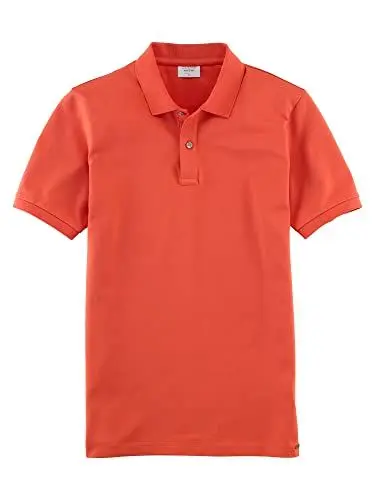 Produktbild: OLYMP Herren Polo-Shirt Kurzarm Level Five Polo,Uni,Body fit,Polo-Kragen,Sienna 36,L