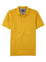 Produktbild: OLYMP Herren Polo-Shirt Langarm Casual.Wirk,Pikee,Regular fit,mais 53,XXL