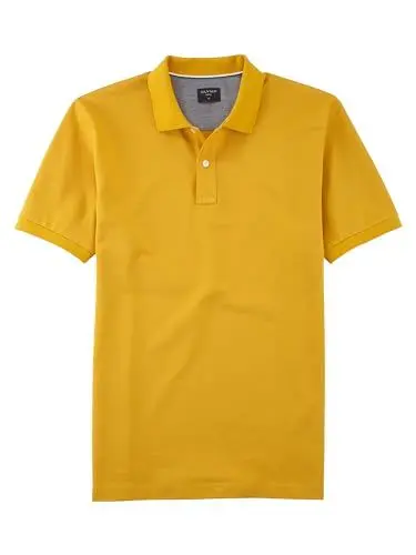 Produktbild: OLYMP Herren Polo-Shirt Langarm Casual.Wirk,Pikee,Regular fit,mais 53,XXL
