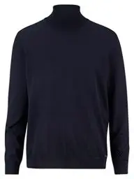Produktbild: OLYMP Herren Rollkragenpullover Casual.Strick,Single Jersey,Regular fit,Marine 18,XXL