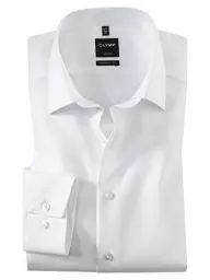 Produktbild: OLYMP Slim Hemd Langarm m Long Kent Kragen (Textilien), weiss, L (42)