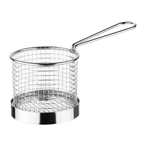 Produktbild: Olympia Round Presentation Basket with Handle - 95dia x 80Hmm