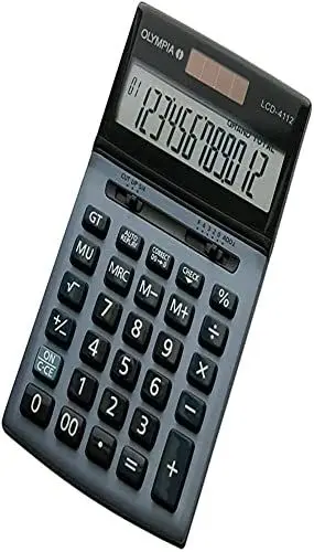 Produktbild: Olympia Taschenrechner LCD - 4112·· blau