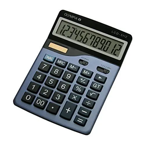 Produktbild: Olympia Taschenrechner LCD - 5112·· blau