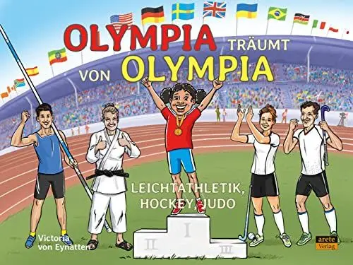 Produktbild: Olympia träumt von Olympia: Leichtathletik, Hockey, Judo - ein Mitmachbuch