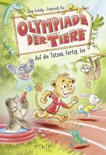 Produktbild: Olympiade der Tiere – Auf die Tatzen, fertig, los: Lustige Tiergeschichten │ Buchreihe für Leseanfänger und Erstleser (Tierolympiade, Band 1)