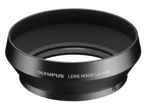 Produktbild: Olympus Gegenlichtblende LH-48B aus Metall für M.Zuiko 17mm Objektiv, schwarz