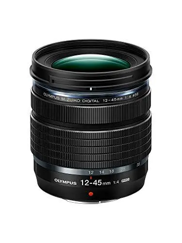 Produktbild: Olympus M.Zuiko DIGITAL ED 12-45mm F4.0 PRO Objektiv, Standard Zoom, Passend für alle MFT Kameras (Olympus OM-D & PEN Modelle, Panasonic G-Serie), Schwarz