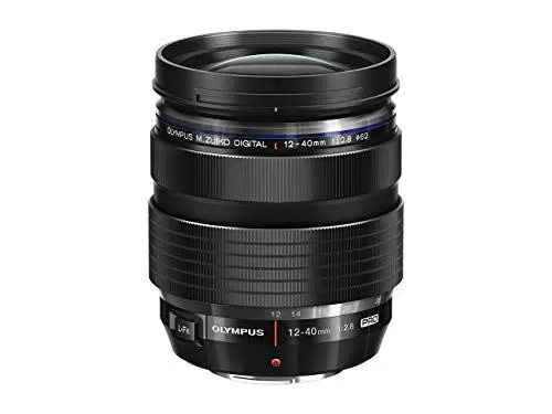 Produktbild: Olympus M.Zuiko Digital ED 12-40mm F2.8 PRO Objektiv (Universalzoom, geeignet für alle MFT-Kameras, Olympus OM-D und PEN Modelle, Panasonic G-Serie) schwarz
