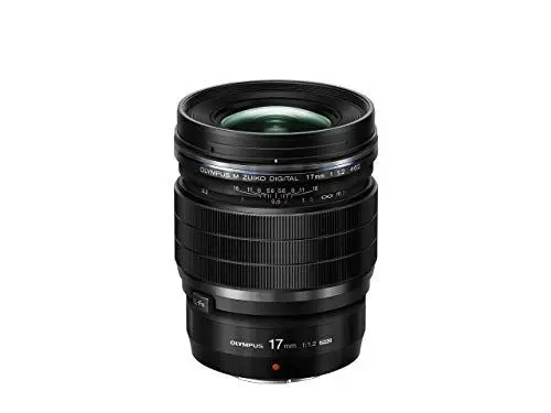Produktbild: Olympus M.Zuiko Digital ED 17mm F1.2 PRO Objektiv, lichtstarke Festbrennweite, geeignet für alle MFT-Kameras (Olympus OM-D & PEN Modelle, Panasonic G-Serie), schwarz