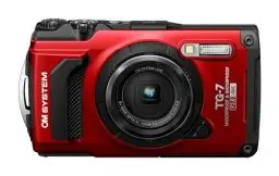 Produktbild: OM SYSTEM Tough TG-7 Rot Digitalkamera,wasserdicht, stoßfest, Unterwasser- und Makro-Aufnahmemodi, 4K-Video, 4-Fach-Weitwinkelzoom (Nachfolgemodell der Olympus TG-6)
